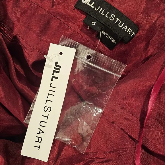Anthropologie BHLDN Jill Stuart NEW Mara Jumpsuit Red Currant sz 6 S Women's